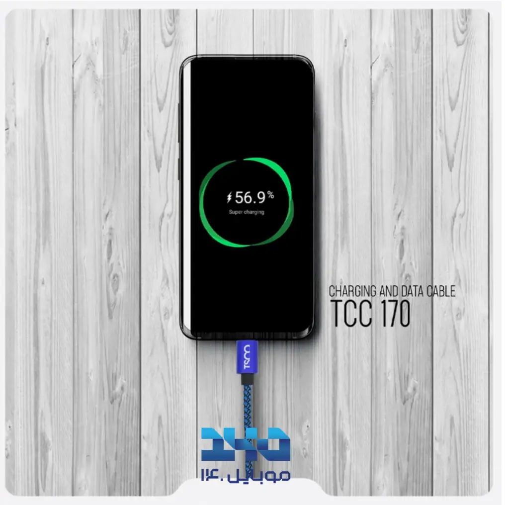 کابل تبدیل USB به USB-C تسکو مدل TCC 170 طول 1 متر