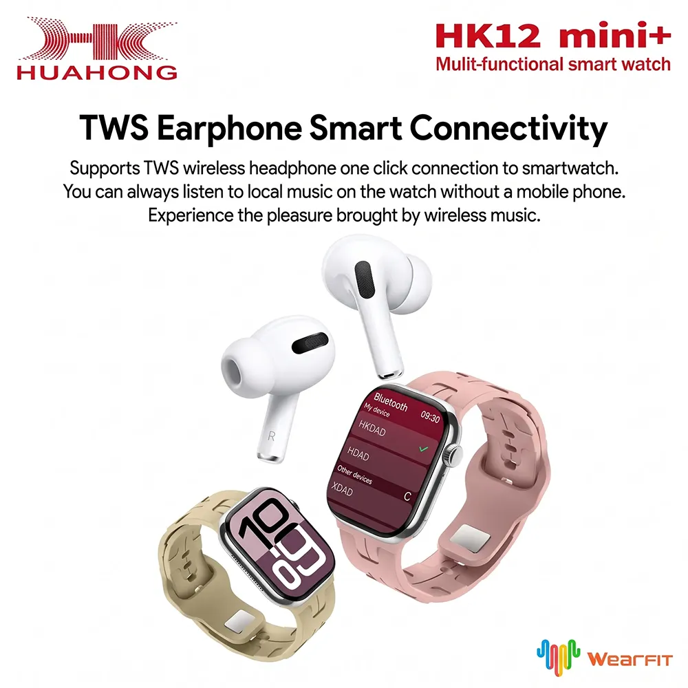 ساعت هوشمند هواهونگ مدل HK12 Mini Plus سایز 41 میلی‌متر