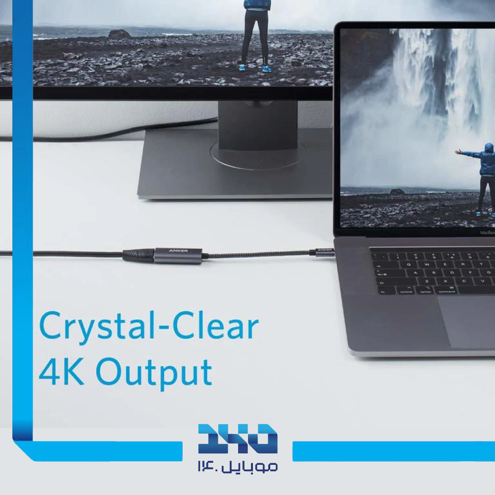 مبدل تایپ سی به HDMI انکر مدل A8312