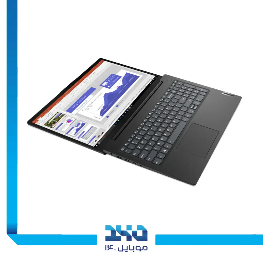 لپ تاپ لنوو 15.6 اینچ مدل V15 G2 Celeron N4500-4GB-256GB-Intel