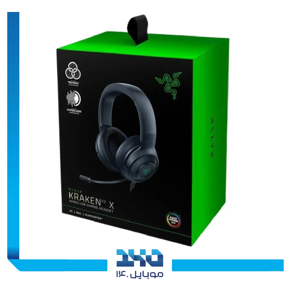 هدست گیمینگ ریزر مدل Kraken V3 X
