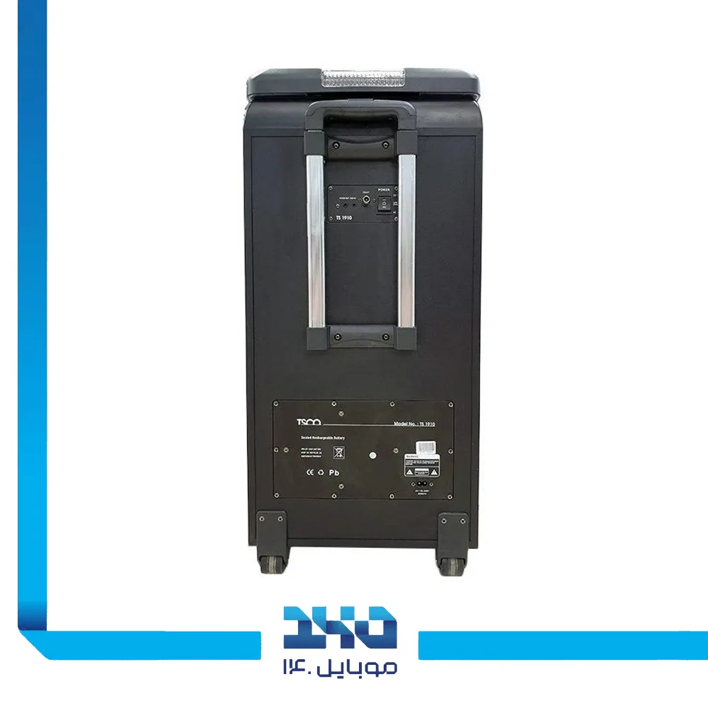 اسپیکر ترولی قابل‌حمل تسکو مدل (TS 1910) به‌همراه میکروفون