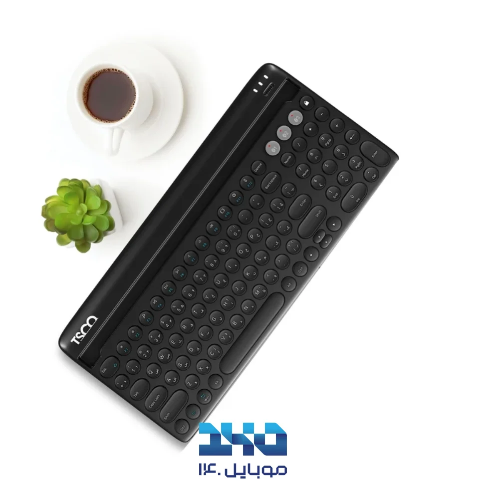 کیبورد بی‌سیم تسکو مدل TK 7322 BT