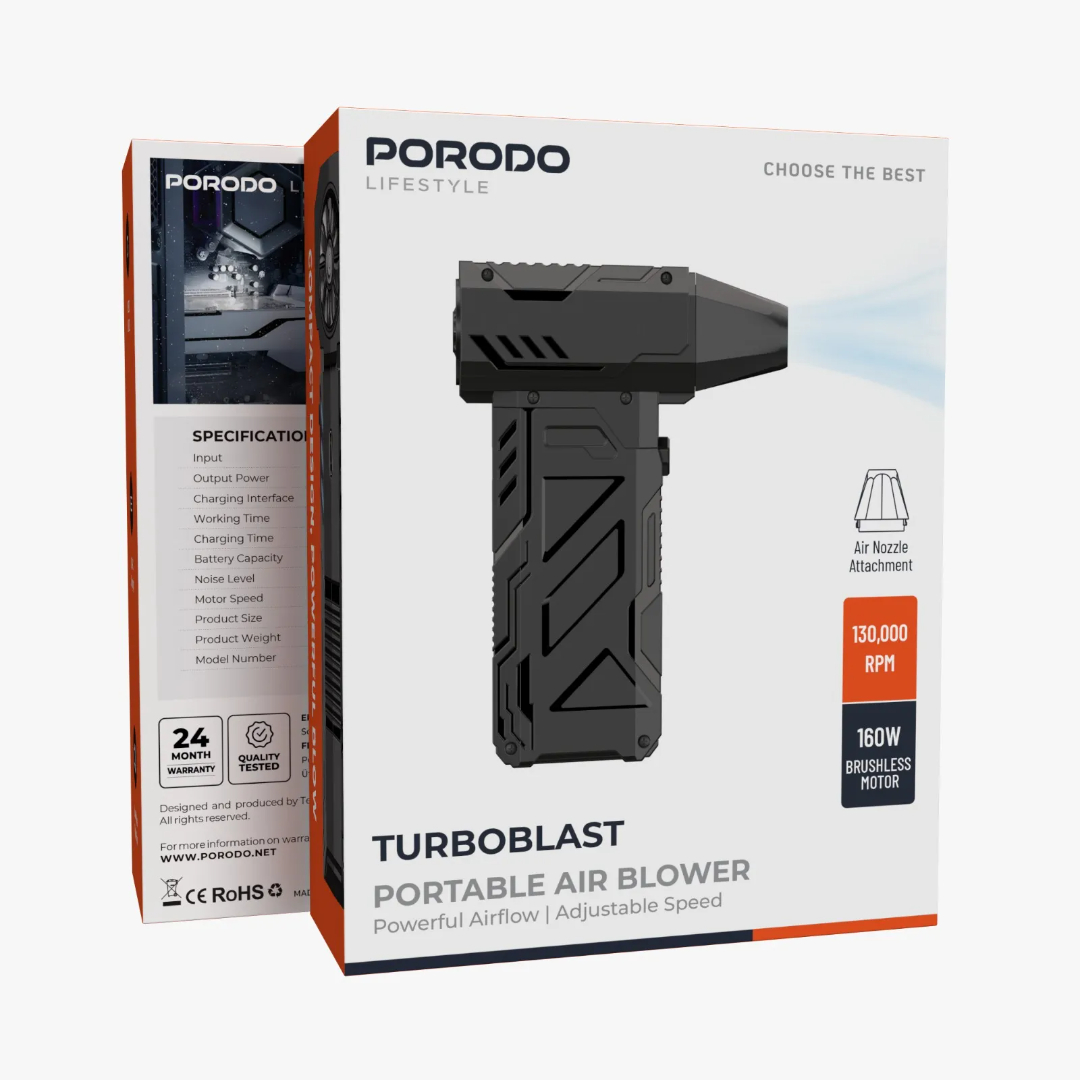 دمنده شارژی پرودو TurboBlast مدل (PDADUSBK)