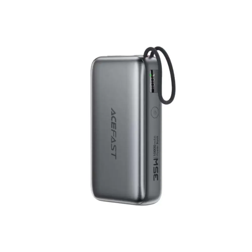 پاوربانک 10000 میلی‌آمپر 35 وات ایس فست مدل M32  به همراه کابل USB-C متصل