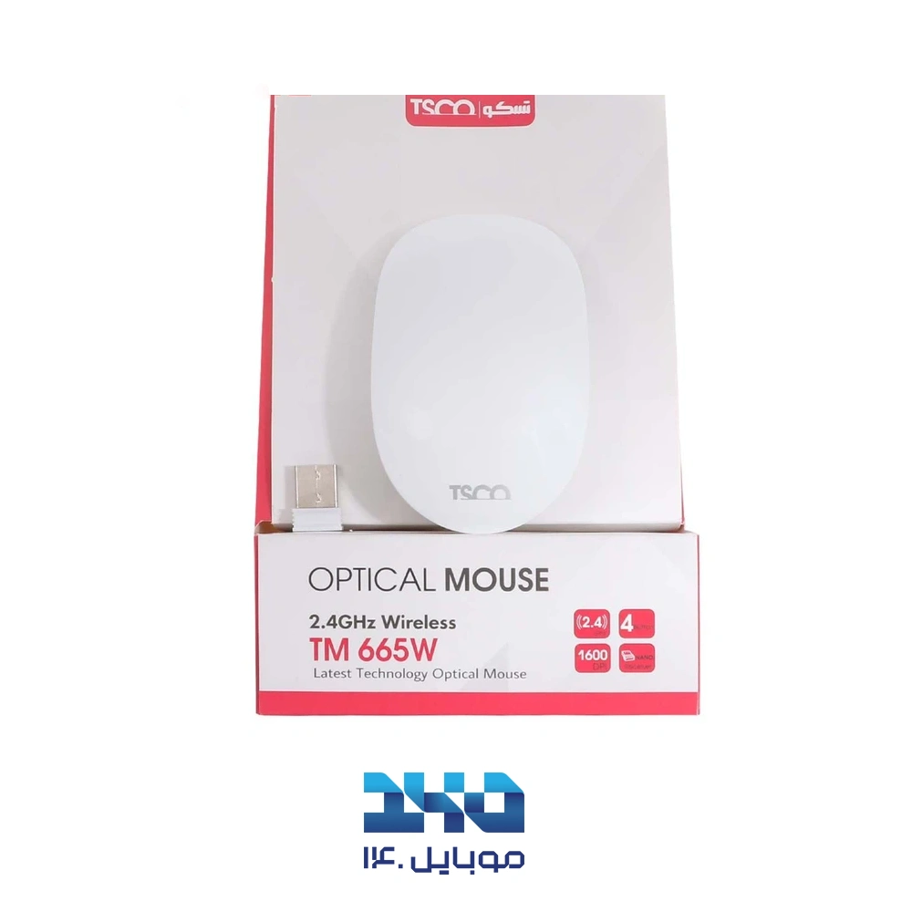 ماوس بیسیم تسکو مدل TM 665W