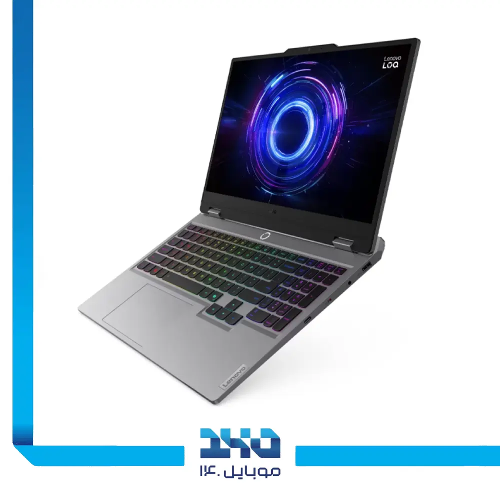 لپ تاپ لنوو 15 اینچ مدل LOQ 15IRX10 i7-14700HX-24GB-512GB-RTX5060