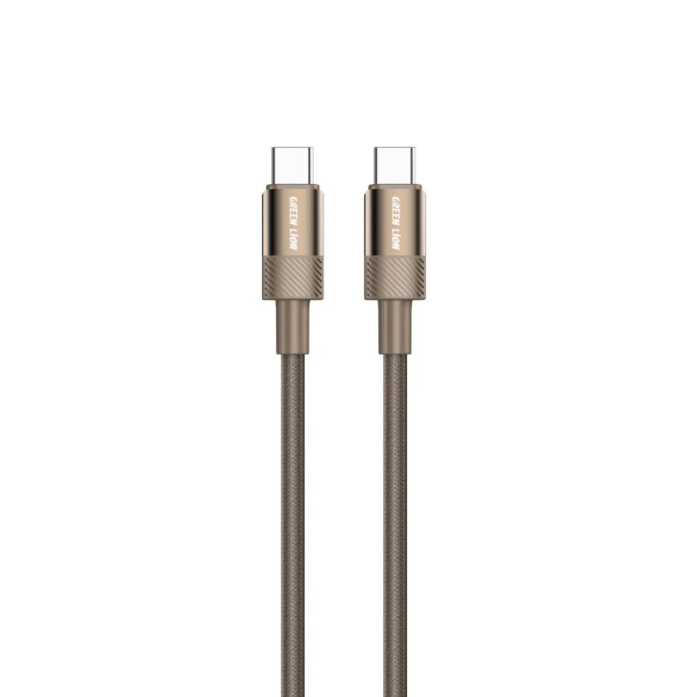 کابل شارژ USB-C به USB-C گرین لاین مدل (Desert Spark) 1 متری