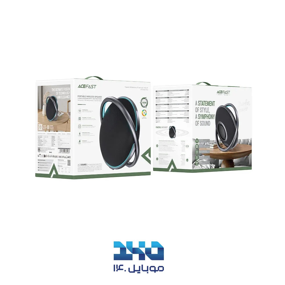 اسپیکر بلوتوثی قابل حمل ایس فست مدل K5 Pro