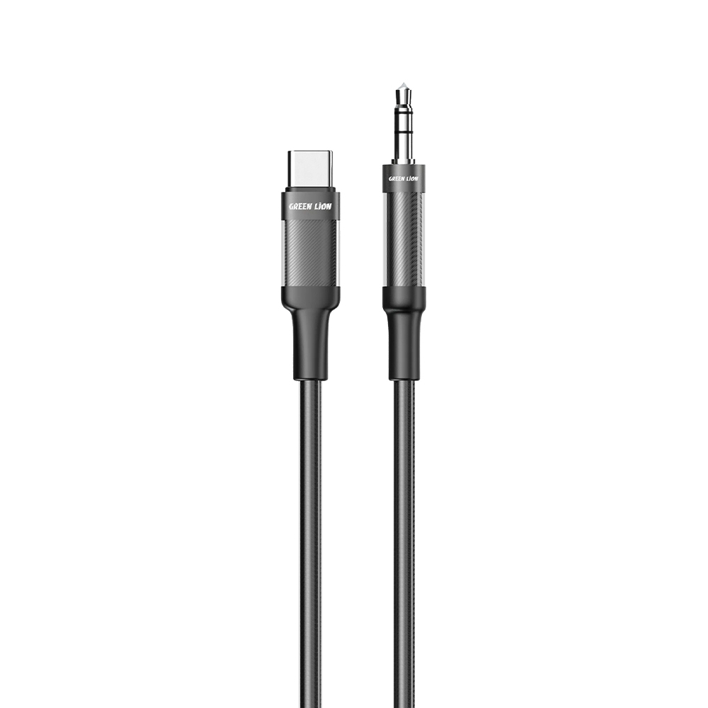 کابل USB-C به AUX گرین لاین مدل Braided طول 1 متر