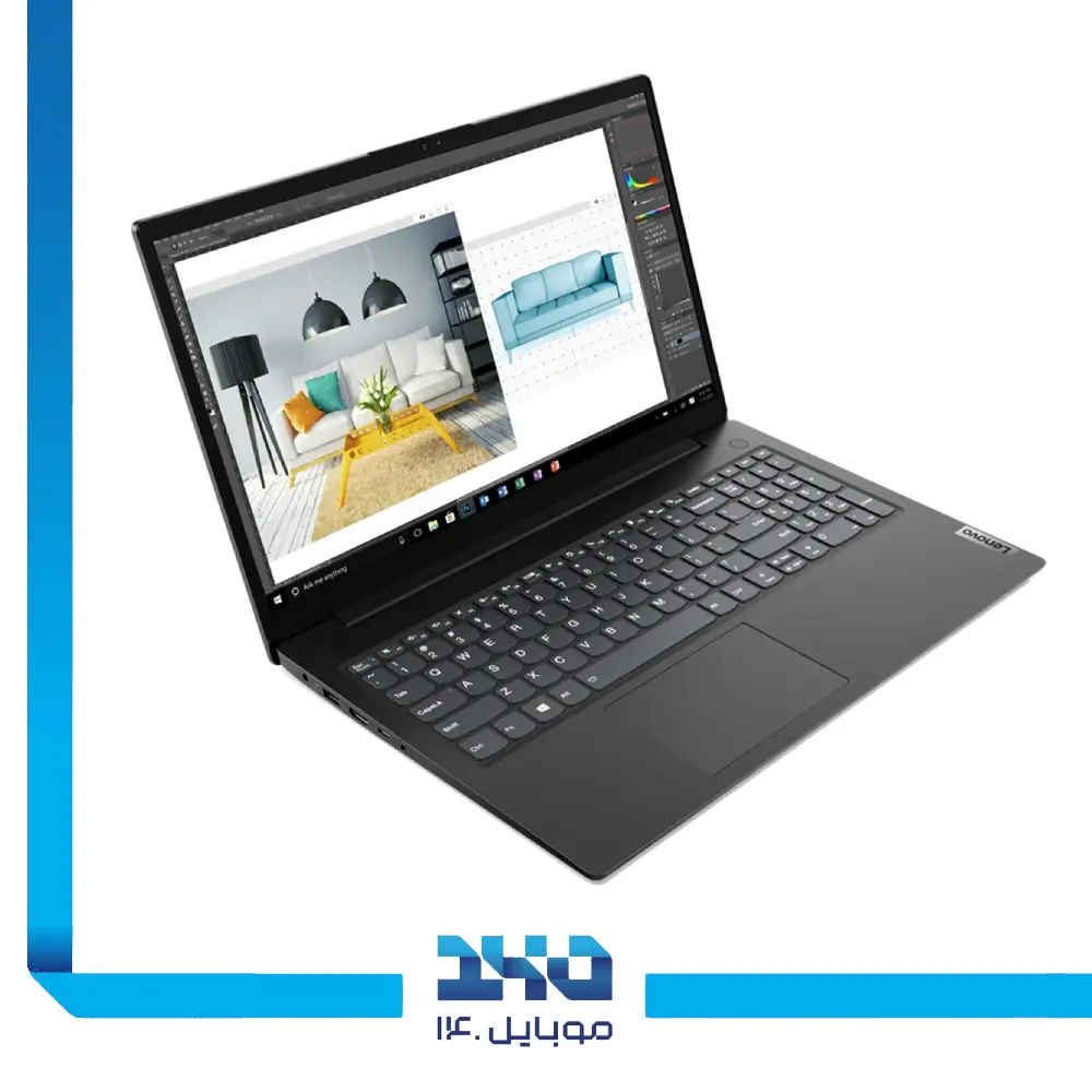 لپ تاپ لنوو 15.6 اینچ مدل V15 G2 Celeron N4500-4GB-256GB-Intel