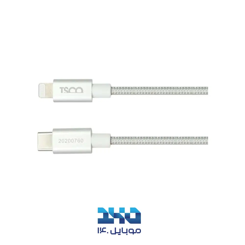 کابل تبدیل USB-C به لایتنینگ تسکو مدل TC PD 200 طول 1.5 متر