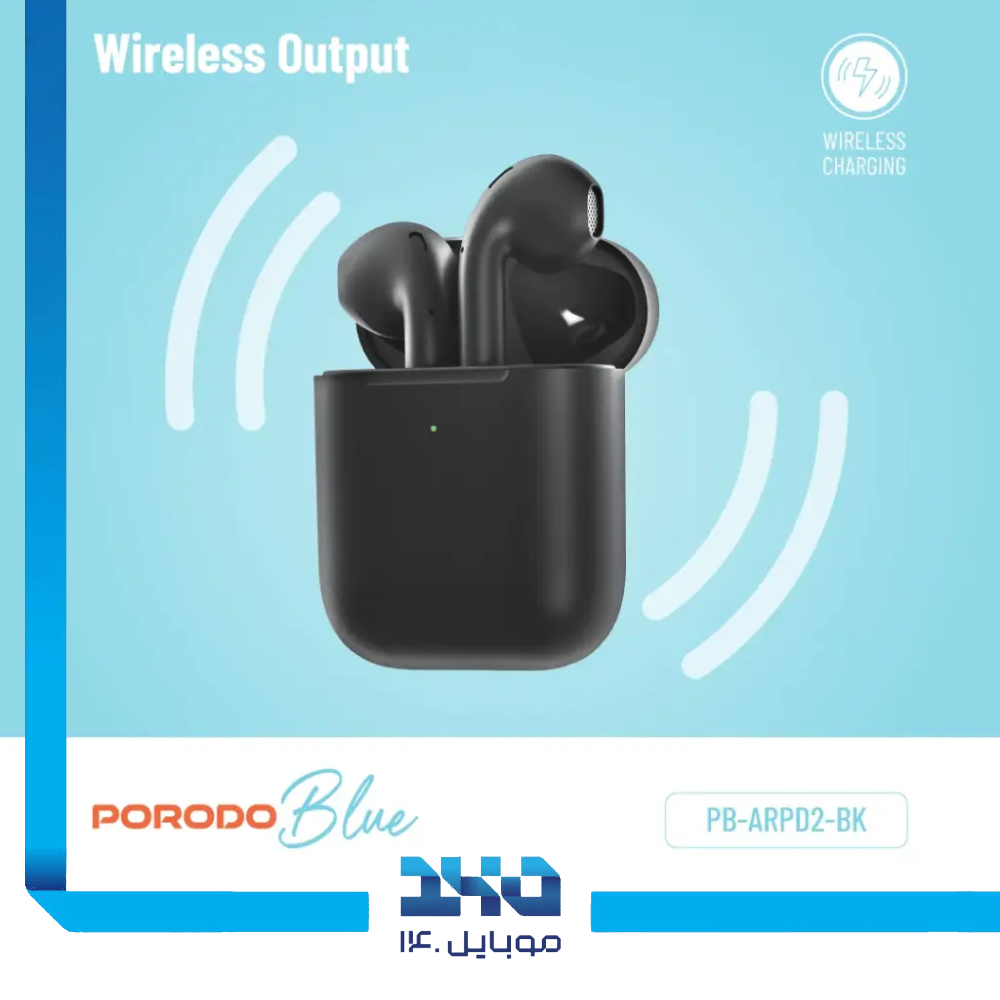 هندزفری بی سیم پرودو مدل Blue Deep Bass Earbuds 2