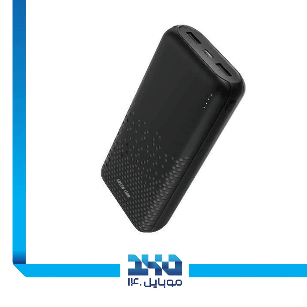 پاوربانک گرین لاین 20 وات مدل Rome Ultra Slim ظرفیت 20000 میلی‌آمپر ساعت | فست شارژ