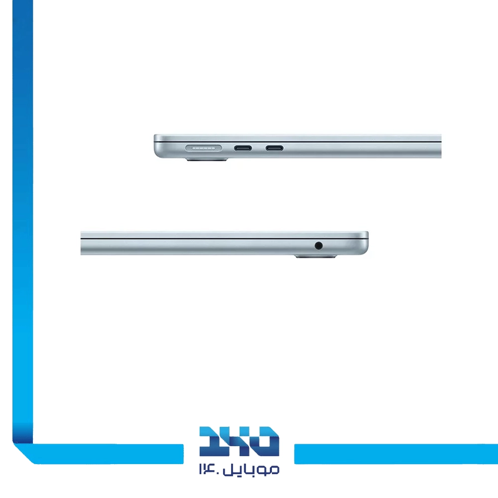 لپ تاپ 15.3 اینچی اپل مدل MacBook Air MC7D4 2025 24GB 512GB LLA