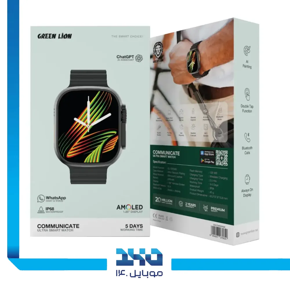 ساعت هوشمند گرین لاین مدل Communicate Ultra