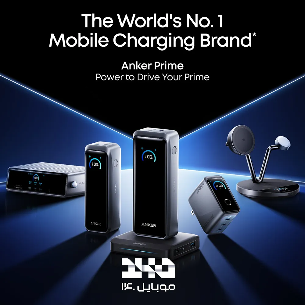 پاوربانک انکر 20100mAh مدل Prime (A110B)