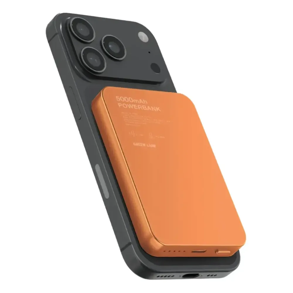 پاور بانک مگ سیف گرین لاین 5000 mAh مدل GL-MAG 5