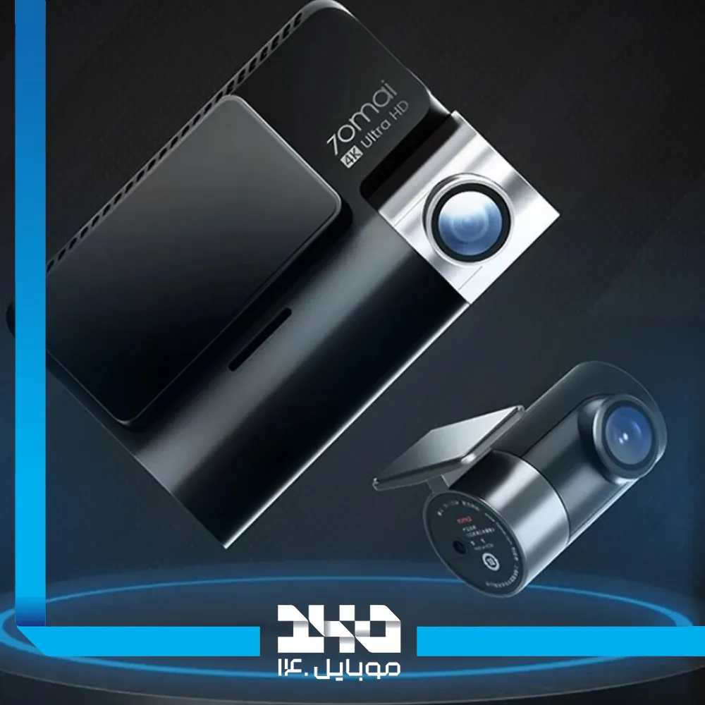 دوربین فیلم برداری خودرو سوِنتی مِی مدل 70maI Dash Cam 4K + Rear Cam Set(RC06) A800S