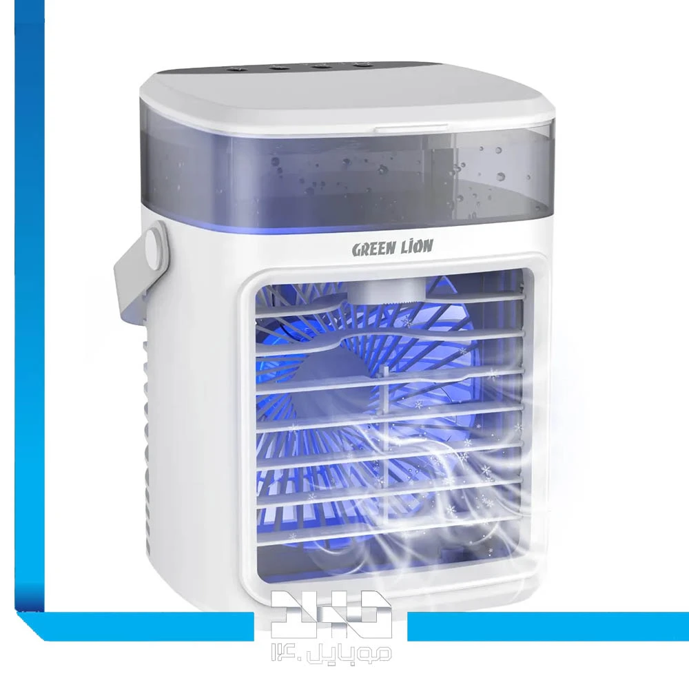 کولر رومیزی مهپاش شارژی گرین لاین ظرفیت 400 میلیلیتر مدل (GL-AC12)