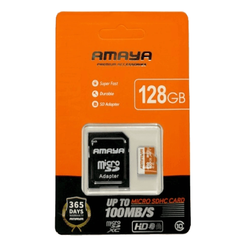 کارت حافظه Micro SDHC آمایا Class 10 سرعت تا 100 مگابایت ظرفیت 128 گیگابایت