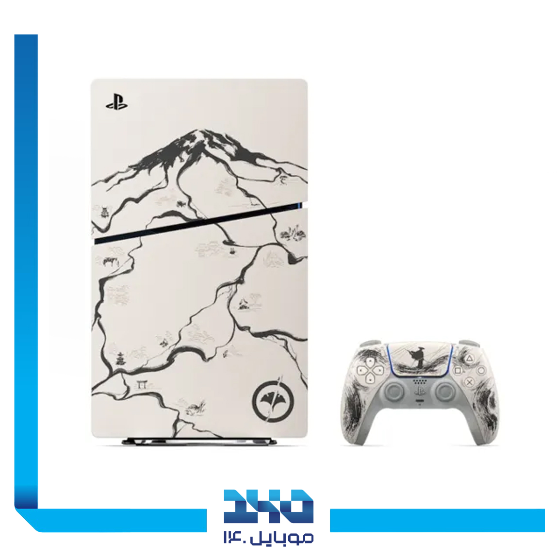 کنسول بازی سونی مدل Play Station 5 Slim Standard مدل Ghost of Yotei - ریجن 2015 آمریکا - مشکی