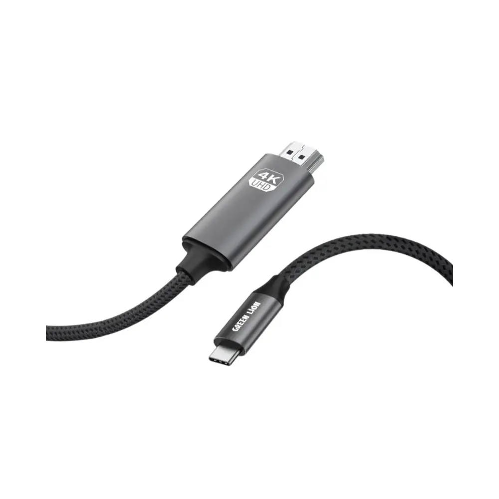 کابل USB-C به HDMI گرین لاین با کیفیت 4K طول 2 متر