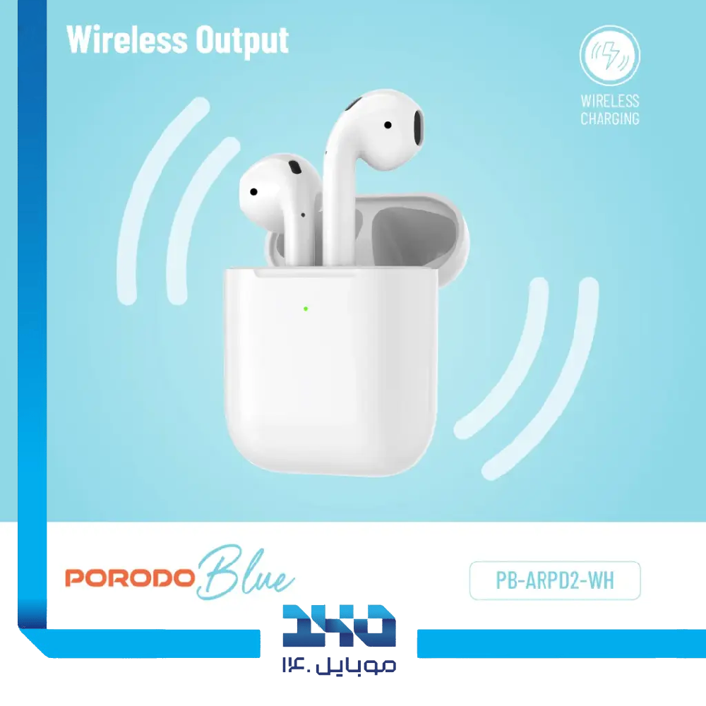 هندزفری بی سیم پرودو مدل Blue Deep Bass Earbuds 2