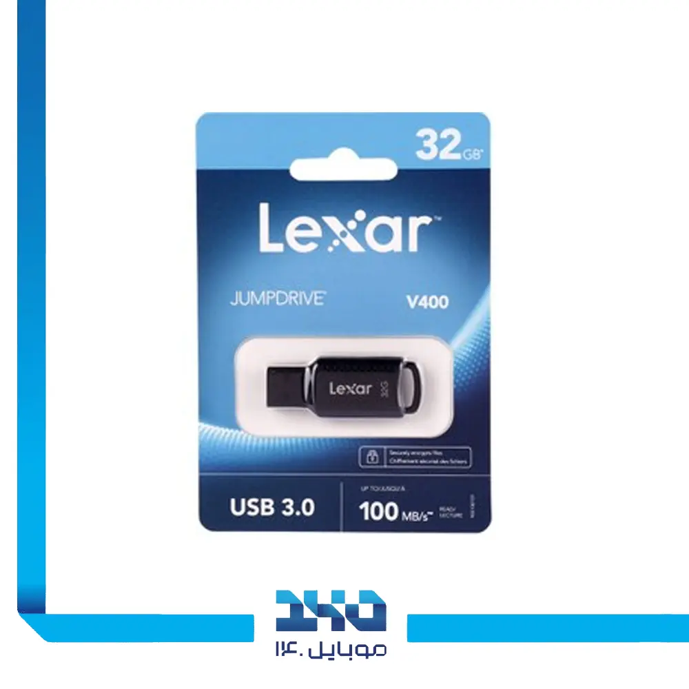 فلش مموری لکسار مدل Jump Drive (V400) ظرفیت 32 گیگابایت