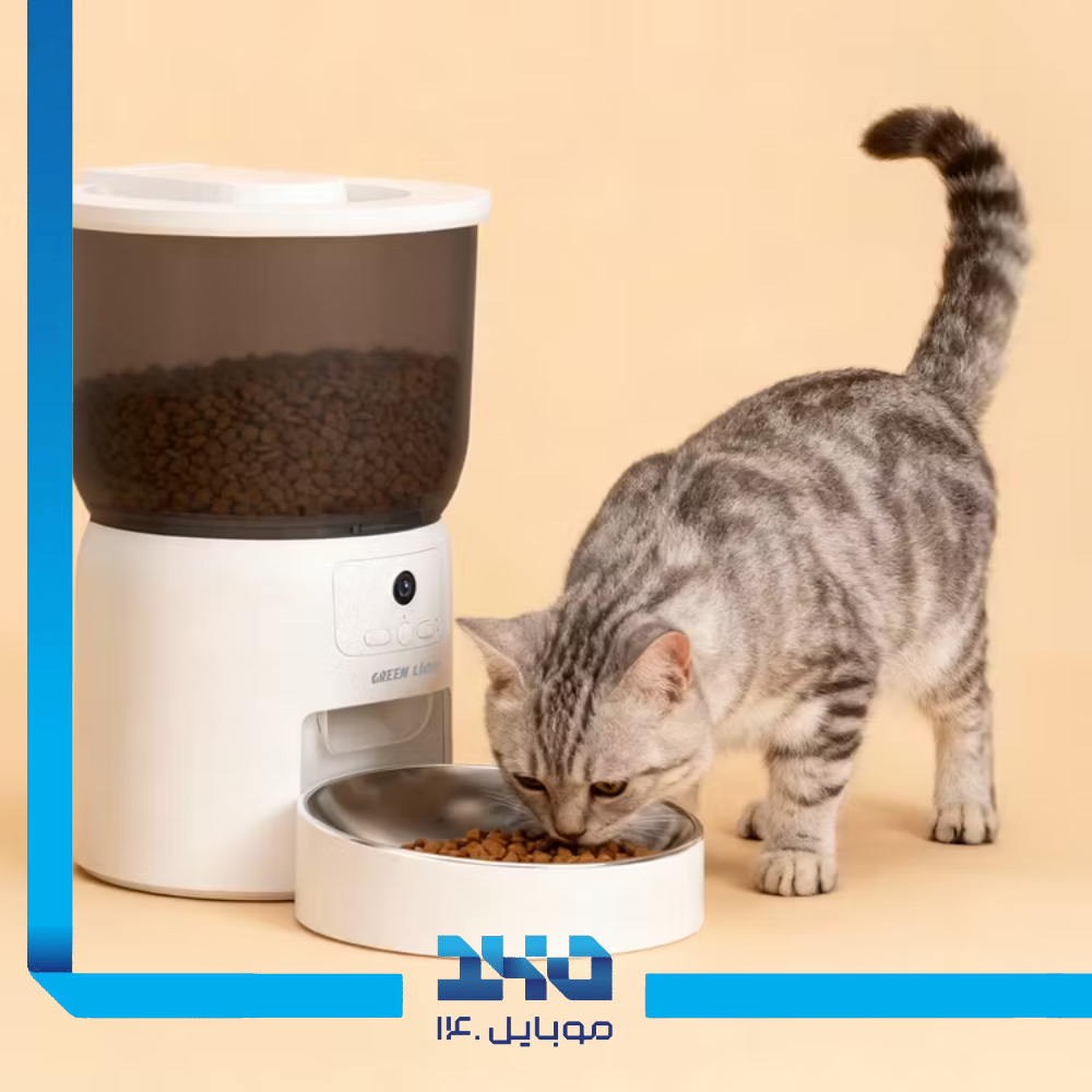 ظرف غذای هوشمند حیوانات خانگی گرین لاین مدل GNSMTPETFRWH