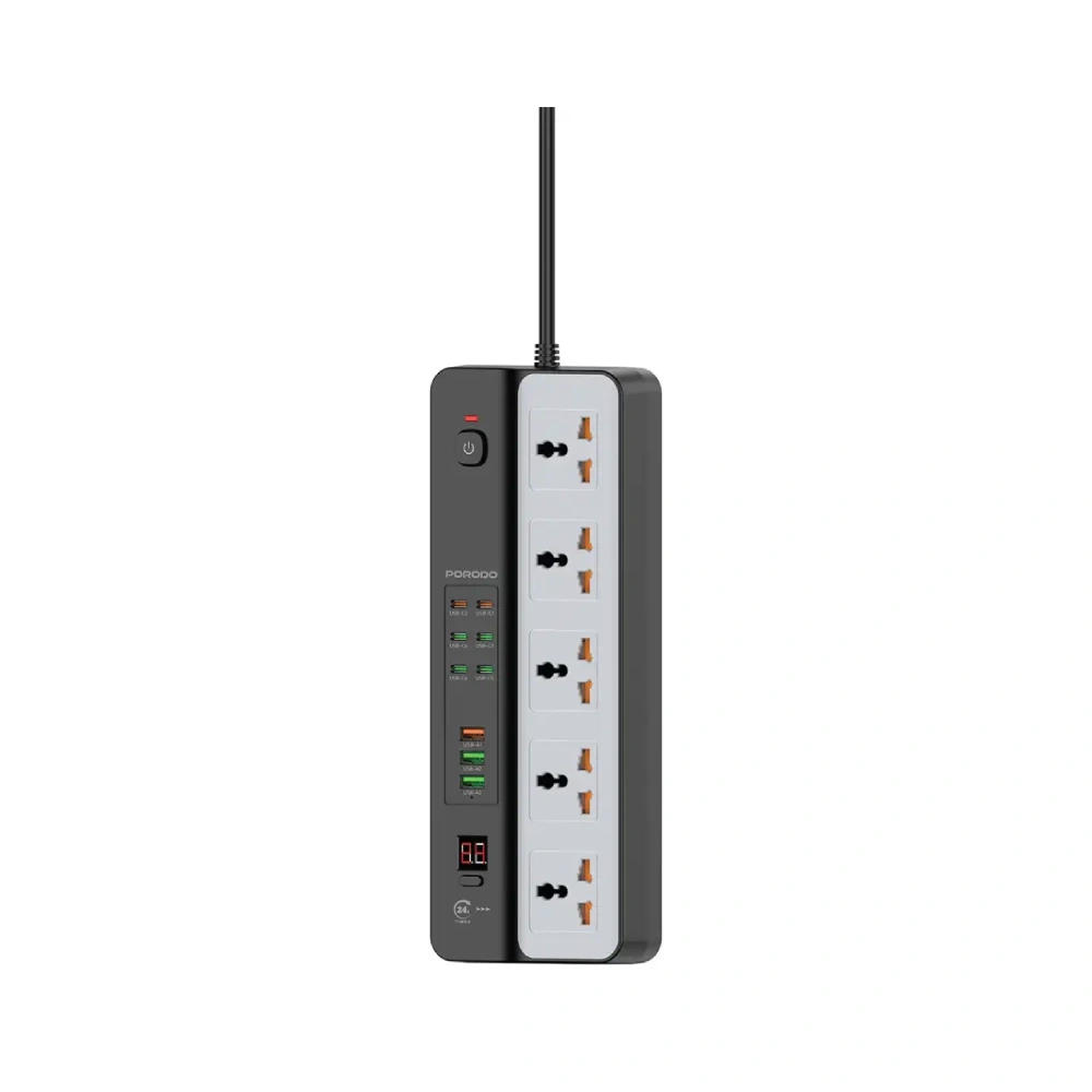 چندراهی برق پرودو 3000 وات مدل (5AC Universal Power Strip)