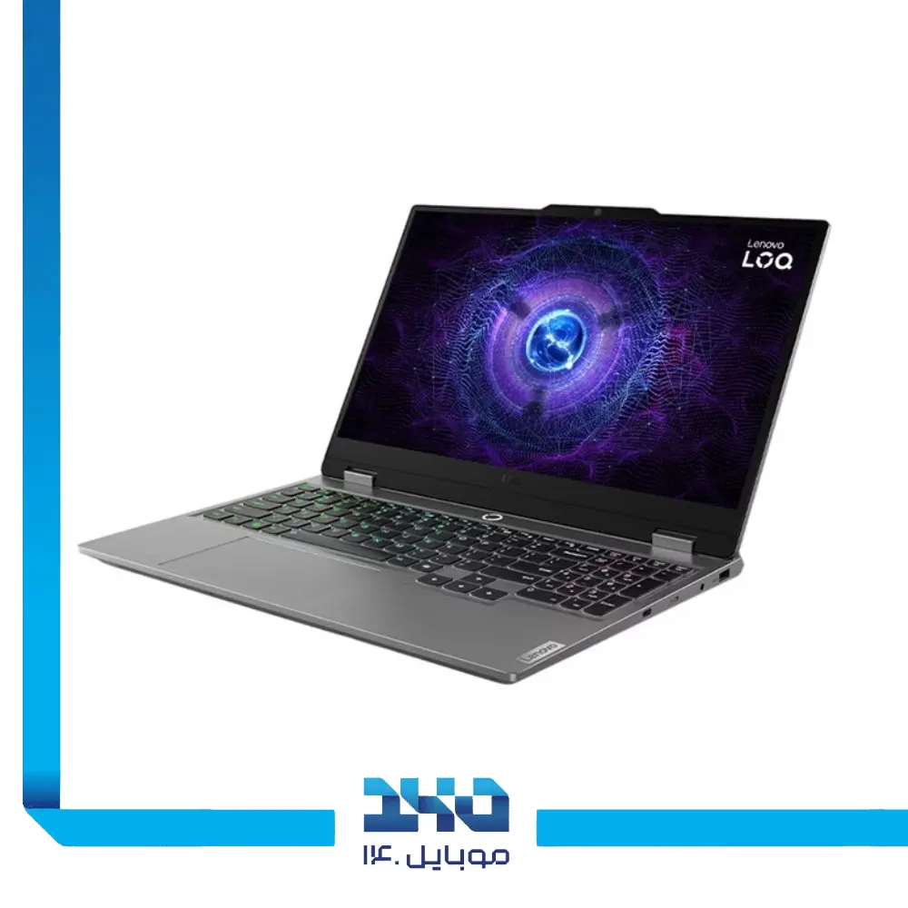 لپ تاپ لنوو 15.6 اینچ مدل LOQ 15IAX9 i5-12450HX-24GB-512GB-RTX3050