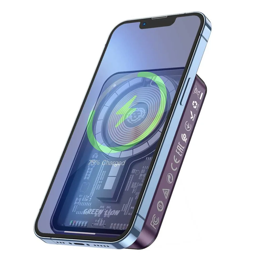 پاور بانک گرین لاین 5000 mAh مدل Transparent
