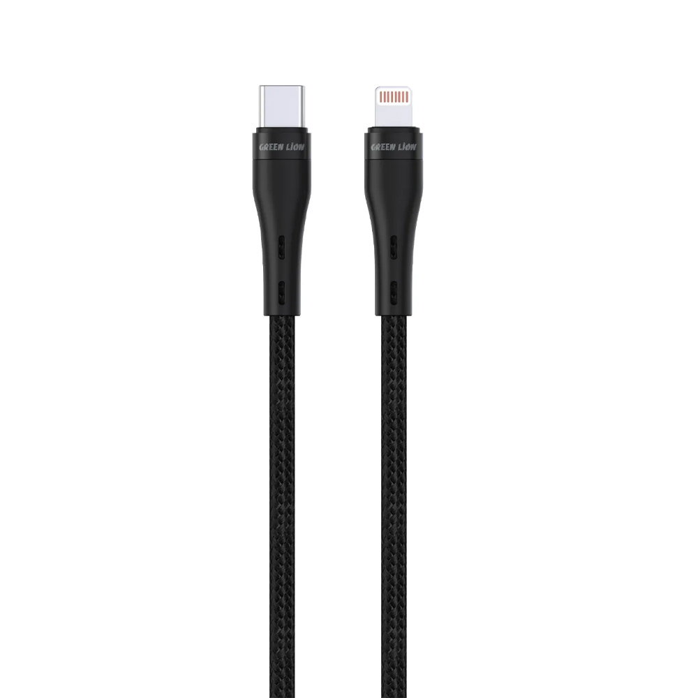 کابل تبدیل USB-C به لایتنینگ گرین لاین Braided طول 5 متر