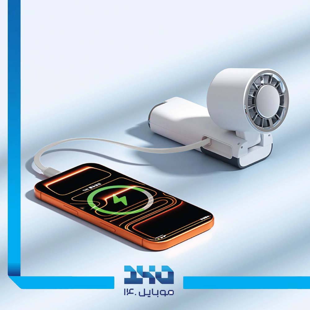 پنکه دستی و پاوربانک گرین لاین POWER WIND 2 IN 1 مدل (Handheld Mini Fan)