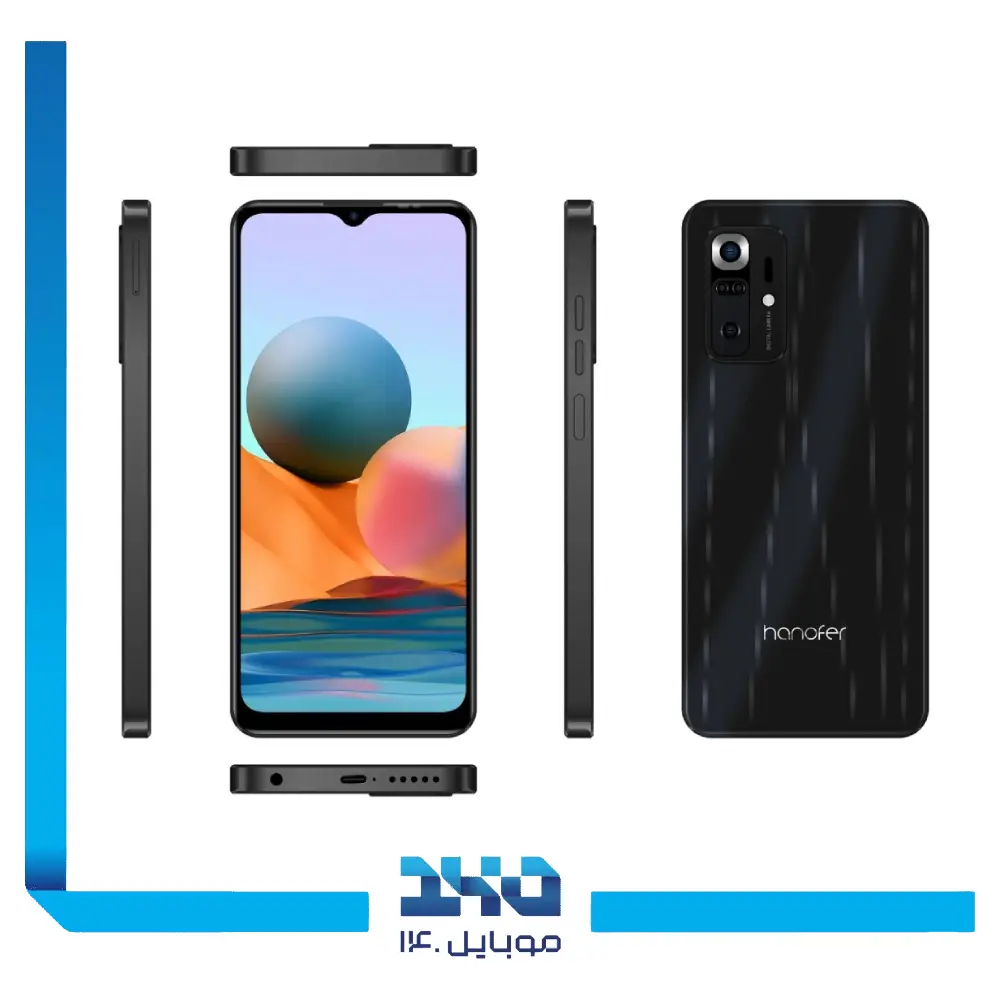 گوشی موبایل هانوفر مدل H3 ظرفیت 64 گیگابایت رم 6 (3|3 گیگابایت Extended)