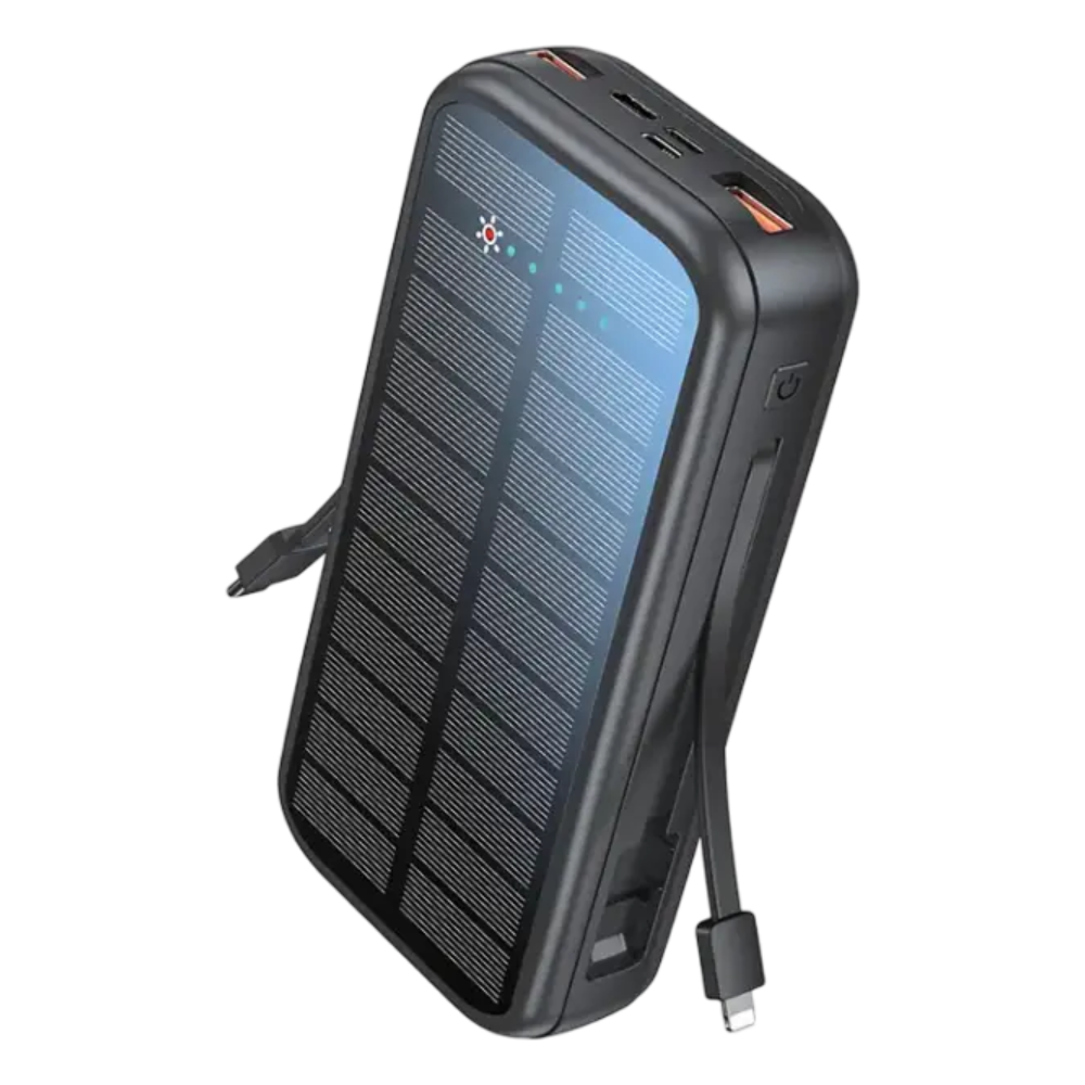 پاوربانک گرین لاین PD20W Solar 2 ظرفیت 20000 میلی آمپر