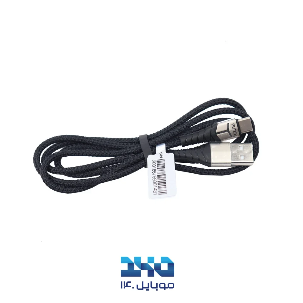 کابل USB-A به USB-C تسکو مدل TCC186 طول 1 متر