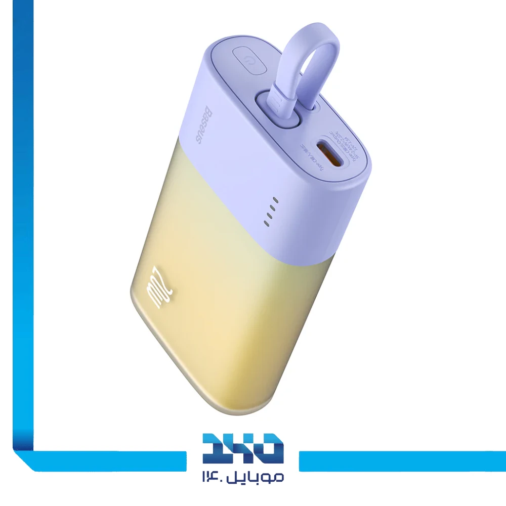 پاوربانک بیسوس 5200 میلی‌آمپرساعت مدل Popsicle