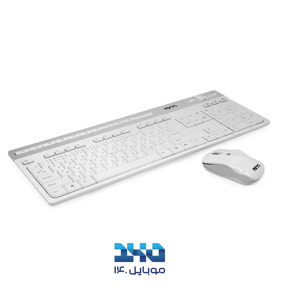 کیبورد و ماوس بی‌سیم تسکو مدل TKM 7106W