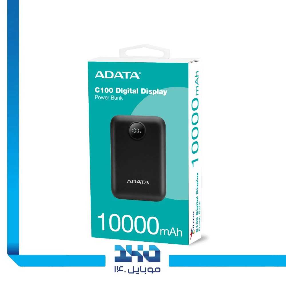 پاوربانک ای دیتا مدل 10000mAh مدل (C100)