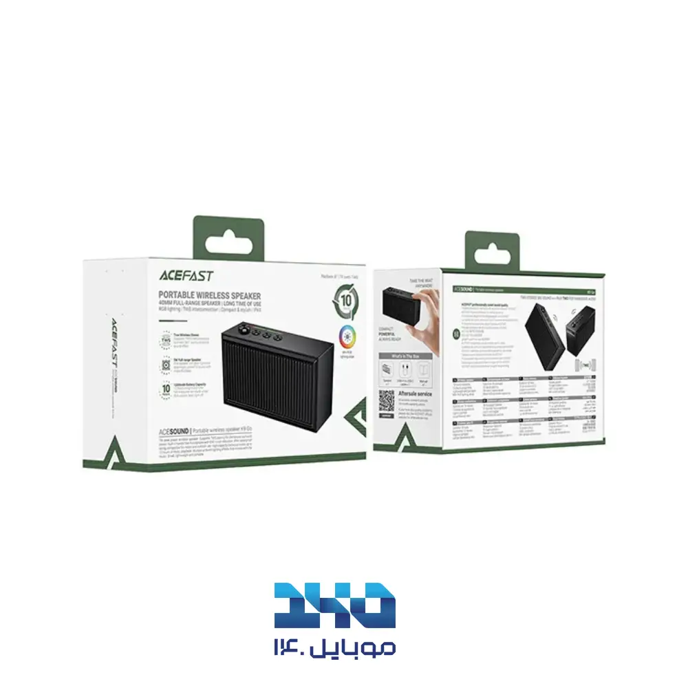 اسپیکر بلوتوثی قابل حمل ایس فست مدل K9 Go با توان 7 وات