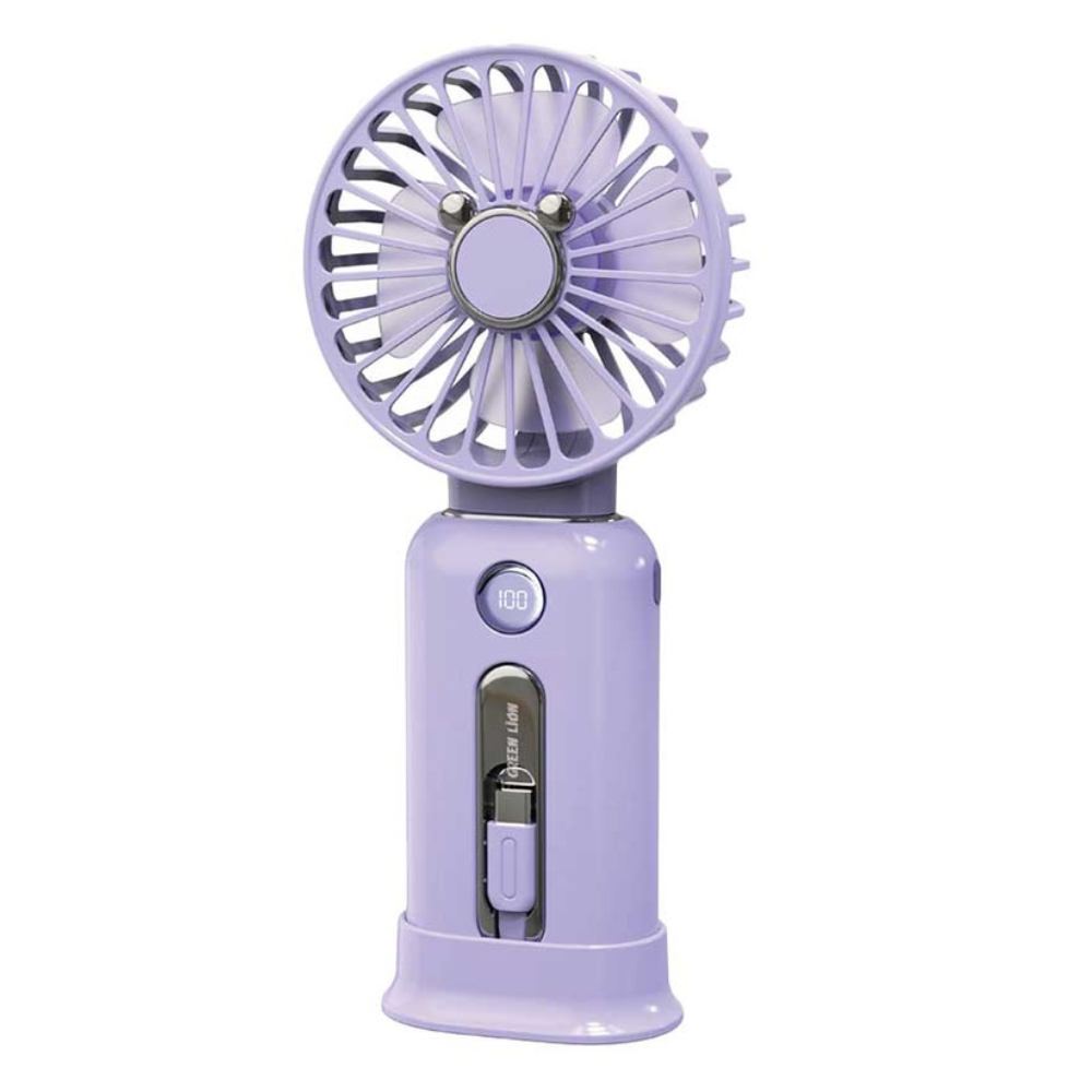 پنکه دستی و پاوربانک گرین لاین مدل Wind Mate Portable ظرفیت 10000 میلی‌آمپر