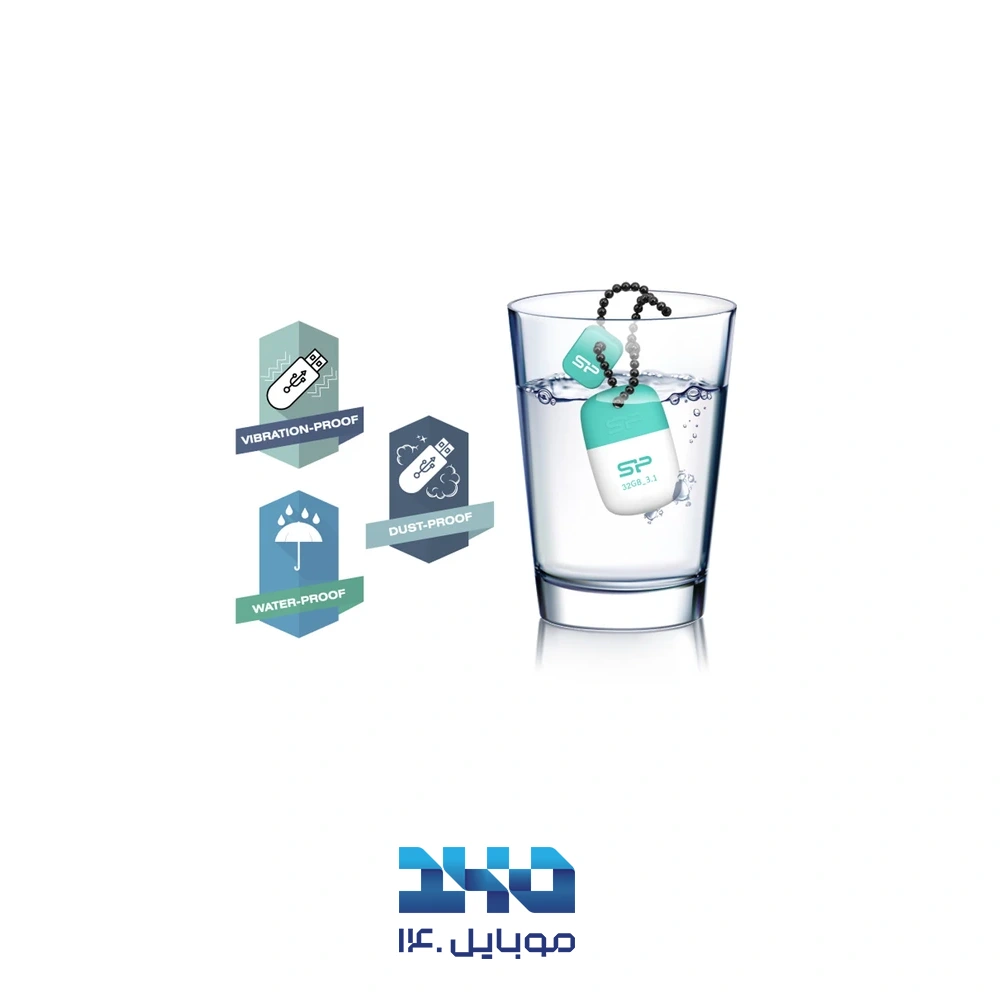 فلش مموری سیلیکون پاور مدل Jewel J07 ظرفیت 32 گیگابایت