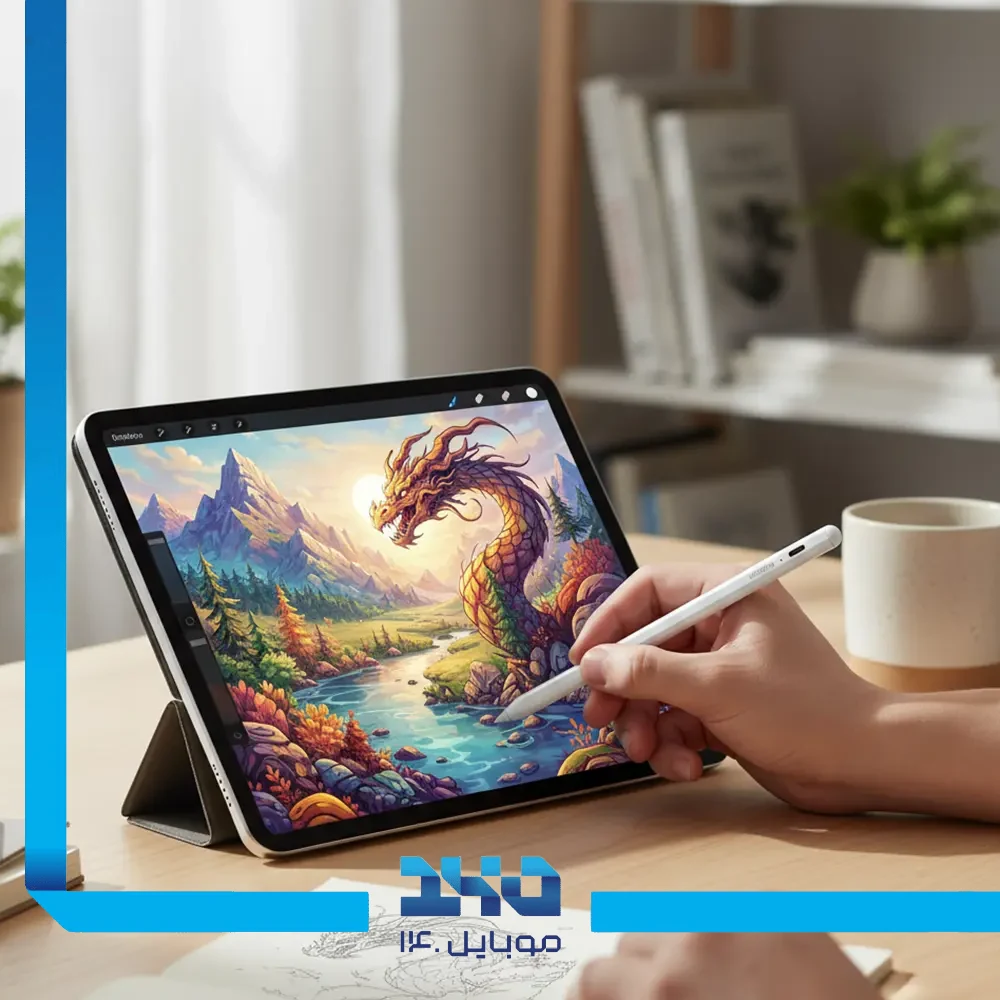 قلم لمسی 2 در 1 گرین لاین مدل GN2N1PENWH