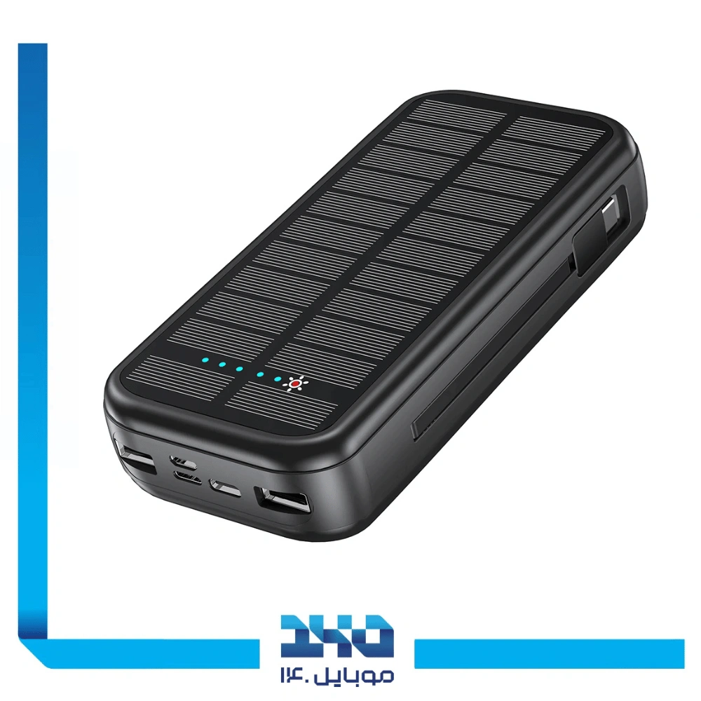 پاوربانک گرین لاین مدل PD20W Solar 2 ظرفیت 16000 میلی آمپر