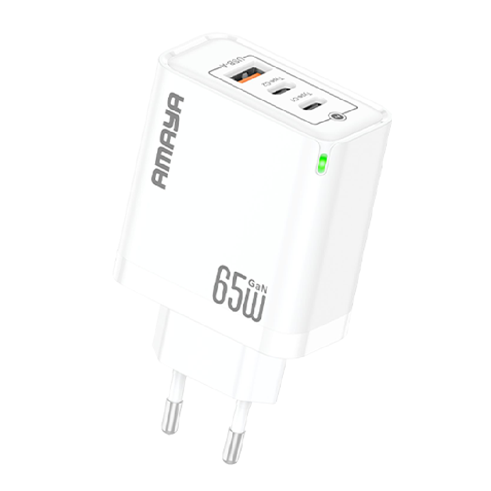 آداپتور شارژ آمایا 65 وات مدل ACW-E102T