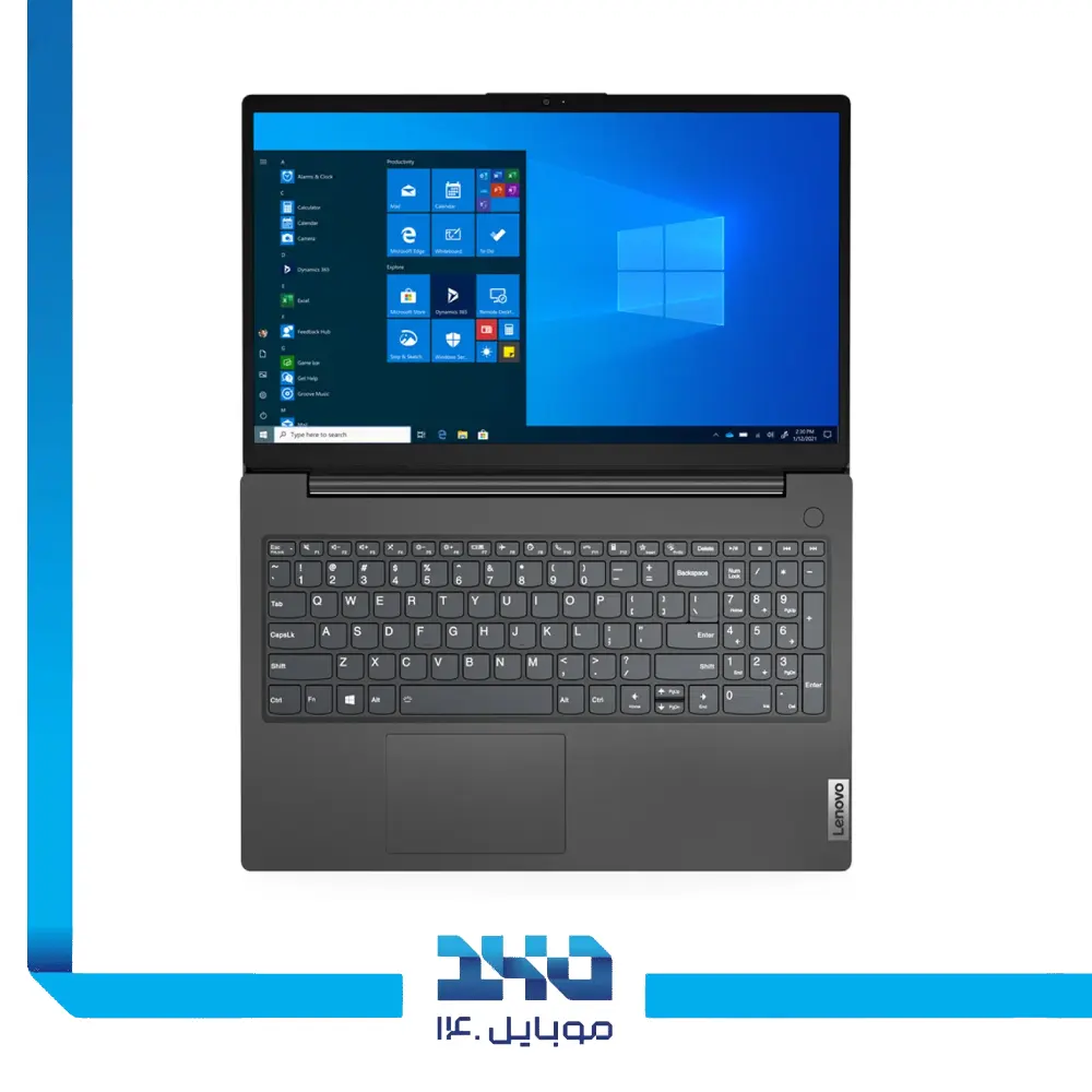 لپ تاپ لنوو 15.6 اینچ مدل V15 G2 Celeron N4500-4GB-256GB-Intel