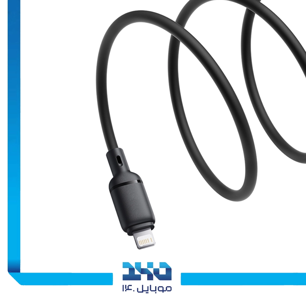 کابل یو اس بی به لایتنینگ بیسوس مدل Silky
