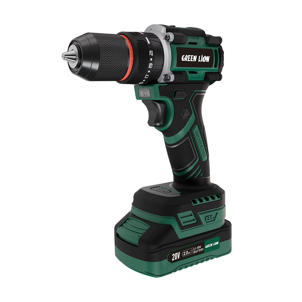 دریل شارژی چکشی گرین لاین مدل (GD-14) Power Pro